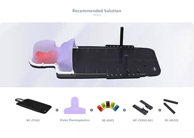 Violet Thermoplastic Mask